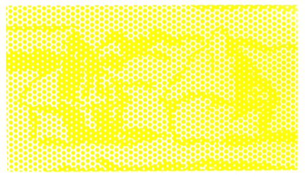 Roy Lichtenstein, Haystack #1, Lithograph, Framed: 22 3/4 x 32 3/4 x 1 1/2 in. (57.8 x 83.2 x 3.8 cm); image: 13 1/4 x 23 1/2 in. (33.7 x 59.7 cm), Collection of Art in Embassies, Washington, D.C.; Courtesy of the Foundation for Art and Preservation in Embassies, Washington, D.C.