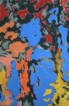 Russell Cowles, Archipelago, Oil on canvas, Overall: 31 3/8 x 21 3/8 x 1 1/2 in. (79.7 x 54.3 x 3.8 cm), Collection of Art in Embassies, Washington, D.C.; Gift of the Estate of Russell Cowles