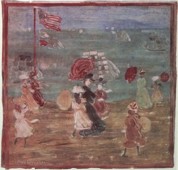 Maurice Prendergast, Telegraph Hill, Print of monotype, framed: 14 3/4 × 12 1/2in. (37.5 × 31.8cm)
unframed: 7 1/4 × 7 3/8in. (18.4 × 18.7cm), Collection of Art in Embassies, Washington, D.C.; Gift of Daniel Terra