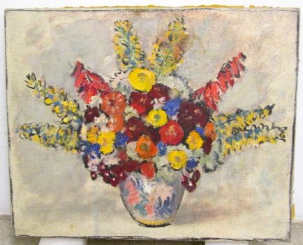 Gifford Beal, Mixed Bouquet, oil on canvas, Overall: 11 5/8 x 14 3/8in. (29.5 x 36.5cm), Collection of Art in Embassies, Washington, D.C.; Gift of the Estate of Gifford Beal, Courtesy of Kraushaar Galleries, New York, New York