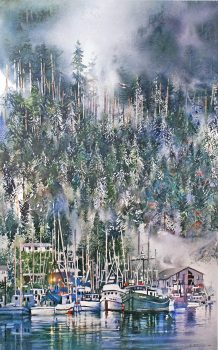 Nita Engle, Mountain Cove, Screenprint, Overall: 32 1/2 x 22 1/2 x 1 in. (82.6 x 57.2 x 2.5 cm), Collection of Art in Embassies, Washington, D.C.; Gift of Robert Lewin
