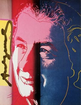 Andy Warhol, Golda Meir, Ten Portraits of Jews of the Twentieth Century, silkscreen, 40 x 32", Courtesy of Ronald Feldman Gallery, New York, New York