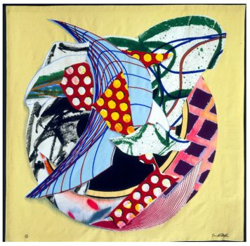 Frank Stella, Orofena, Tapestry of mixed threads, Overall: 89 1/2 × 88 3/4in. (227.3 × 225.4cm), Courtesy of Harriet and Frank Stella, New York, New York