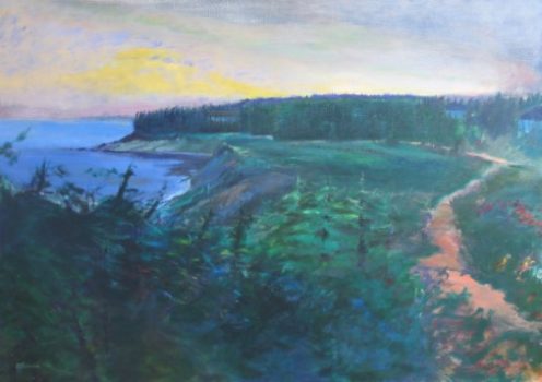 Don Resnick, Overcast, Oil on canvas, 48 × 67in. (121.9 × 170.2cm), Collection of Art in Embassies, Washington, D.C.; Gift of David Resnick and Iwonka Piotrowska.