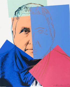 Andy Warhol, Gertrude Stein, Ten Portraits of Jews of the Twentieth Century, silkscreen, 40 x 32", Courtesy of Ronald Feldman Gallery, New York, New York