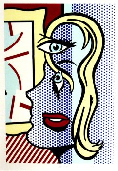 Roy Lichtenstein, Art Critic, Silkscreen, Overall: 28 1/2 x 22 x 1 1/2 in. (72.4 x 55.9 x 3.8cm), Courtesy of the Foundation for Art and Preservation in Embassies, Washington, D.C.