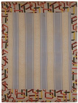Artist Unknown, Untitled (Pieced Quilt), Mixed fabrics stretched on archival mount, Overall: 62 x 82in. (157.5 x 208.3cm),