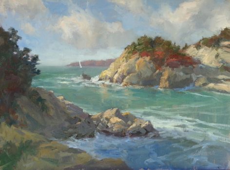 Jonathan McPhillips, Lasting Effects, Oil on canvas, Overall: 12 x 16in. (30.5 x 40.6cm), Courtesy of the artist, Saunderstown, Rhode Island