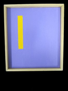 Phyllis Yes, Bread from the Side, from Bread Series, Acrylic on canvas, 7 1/2 x 8 1/2in. (19.1 x 21.6cm),