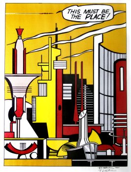 Roy Lichtenstein, This Must be the Place, Offset lithograph, Overall: 29 3/4 x 23 3/4 x 2 in. (75.6 x 60.3 x 5.1cm), Collection of Art in Embassies, Washington, D.C.; Gift of Mr. and Mrs. Philip Berman