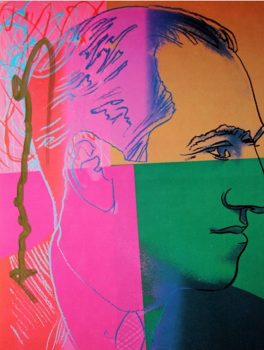 Andy Warhol, George Gershwin, Ten Portraits of Jews of the Twentieth Century, silkscreen, 40 x 32", Courtesy of Ronald Feldman Gallery, New York, New York