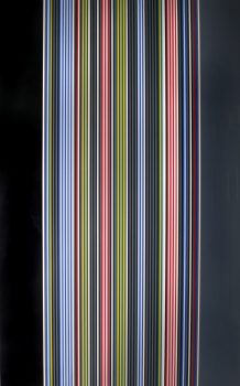 Gene Davis, Black Watch Series II, Silkscreen, Overall: 72 x 45 in. (182.9 x 114.3cm), Collection of Art in Embassies, Washington, D.C.