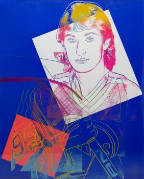 Andy Warhol, Wayne Gretzky #99, Screen Print, Overall: 40 × 32in. (101.6 × 81.3cm), Courtesy the Andy Warhol Museum of Modern Art, Medzilaborce, Slovak Republic