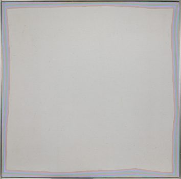 Gene Davis, Meandering Edge, Oil and magna on canvas, 33 × 33in. (83.8 × 83.8cm), Gene Davis Estate Collection, Courtesy of the Smithsonian American Art Museum, Washington, D.C.