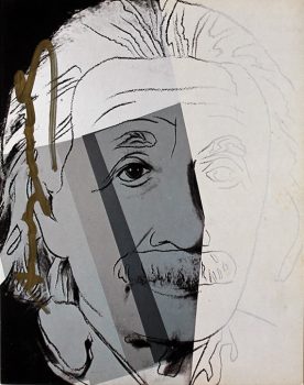 Andy Warhol, Albert Einstein, Ten Portraits of Jews of the Twentieth Century, silkscreen, 40 x 32", Courtesy of Ronald Feldman Gallery, New York, New York