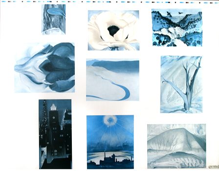 Georgia O'Keeffe, Proof Page - Nine Images, Photographic proof on paper, Overall: 35 1/2 x 45 x 3/4 in. (90.2 x 114.3 x 1.9 cm), Collection of Art in Embassies, Washington, D.C.; Gift of Olga Hirshhorn