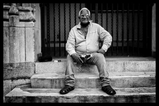 Donald Sanchez, Stoop Sitter, Photograph, 11 × 14in. (27.9 × 35.6cm), Courtesy of the artist, Matthews, North Carolina