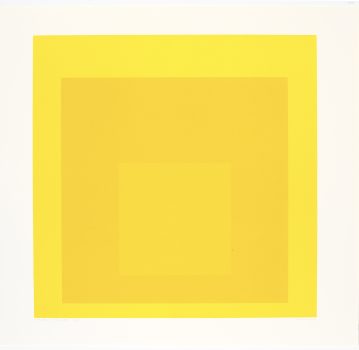 Josef Albers, Midnight + Noon VII, Lithograph, Overall: 18 7/8 x 20 1/2in. (47.9 x 52.1cm), Courtest of the Josef and Anni Albers Foundation, Bethany, CT