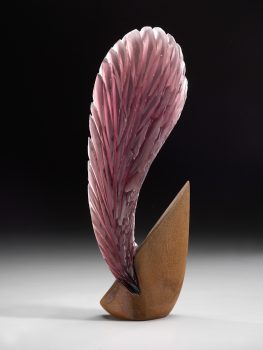 Alex Gabriel Bernstein, Royal Pointed Pod, Glass and steel, Other: 19 x 7 x 2 1/2in. (48.3 x 17.8 x 6.4cm), Art in Embassies, U.S. Department of State, Permanent Collection