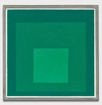Josef Albers, Homage to the Square, Oil on Masonite, 15 13/16 x 15 13/16 in. (40.2 x 40.2 cm), Courtesy of Yale University Art Gallery, Gift of Anni Albers and the Josef Albers Foundation, Inc.