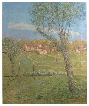 Julian Alden Weir, Windham from Mullins Hill, Oil on canvas, 24 x 20 in. (61.0 x 50.8 cm), Florence Griswold Museum; Gift of The Hartford Steam Boiler Inspection and Insurance Company; 2002.1.156