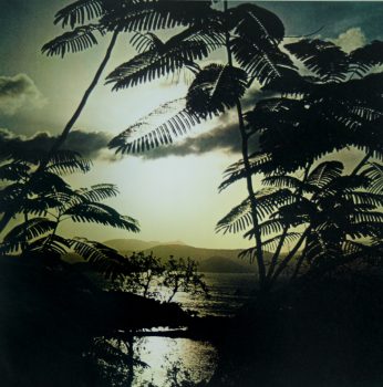 Fritz Henle, Sunset on St. John, looking toward St. Thomas, U.S. Virgin Islands, Mounted color photograph, 12 1/2 x 12 3/4 in. (31.8 x 32.4 cm) mounted, Collection of Art in Embassies, Washington, D.C.; Courtesy of an anonymous gift
