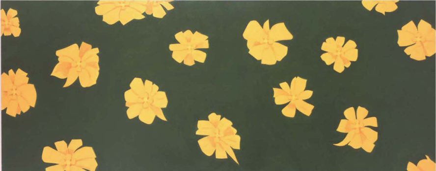 Alex Katz, Marigold, Screenprint, Overall: 24 x 58in. (61 x 147.3cm), Donated by the Foundation for Art and Preservation in Embassies