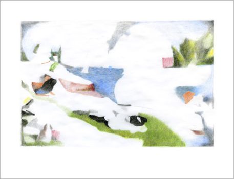 John Goodyear, Abstract: Impressionism- After Seurat, Archival inkjet print, Overall: 14 1/4 x 17 1/4in. (36.2 x 43.8cm), Collection of Art in Embassies, Washington, D.C.; Gift of American Abstract Artists, New York, New York