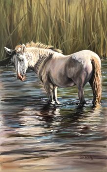 Joye DeGoede, A JoyEful Horse of Many Colors, Oil on canvas, 48 × 30in. (121.9 × 76.2cm), Courtesy of the artist, Scottsdale, Arizona