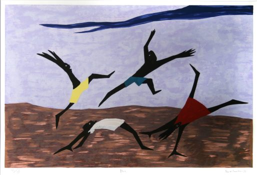 Jacob Lawrence, Play (Harriet Tubman Series), Silkscreen print, 27 1/4 × 36 × 1 1/4in. (69.2 × 91.4 × 3.2cm), Collection of Art in Embassies, Washington, D.C.; Gift of Clifford Ames