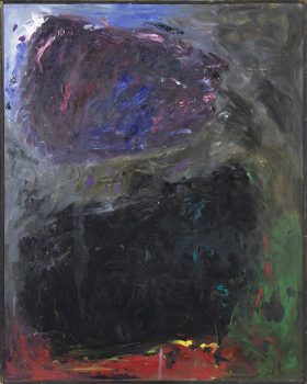 Gene Davis, Homage to Ryder, Oil on Masonite, 30 1/4 × 24 1/4in. (76.8 × 61.6cm), Gene Davis Estate Collection, courtesy of the Smithsonian American Art Musuem