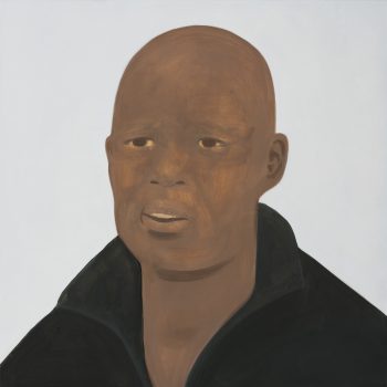 Thenjiwe Niki Nkosi, Ngwana wa Tshwenya (After Jabu Mahlangu), Oil on canvas, 19 11/16 × 19 11/16in. (50 × 50cm), Courtesy of the artist and Nando's UK Collection, London, United Kingdom
