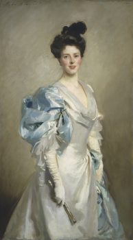 John Singer Sargent, Mary Crowninshield Endicott Chamberlain (Mrs. Joseph Chamberlain), Oil on canvas, 59 1/4 x 33 in. (150.5 x 83.8 cm), National Gallery of Art, Washington, D.C., Gift of the sitter, Mary Endicott Chamberlain Carnegie 1958.2.1