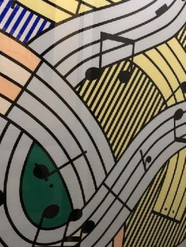 Roy Lichtenstein, Composition III, 1996, Screenprint (7 colors), Overall: 51 × 35 1/2in. (129.5 × 90.2cm), Gift from the Trustees of the Corcoran Gallery of Art (Gift of the Estate of Roy Lichtenstein in honor of David Levy) )