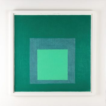 Josef Albers, Study for Homage to the Square, Oil on Masonite, Image: 16 × 16 × 1 in.  (40.6 × 40.6 × 2.5 cm), Collection of Art in Embassies, Washington, D.C.; Gift of the American Art Foundation