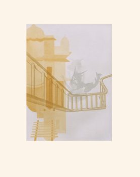 Shahzia Sikander, Fright, Color photogravure with soft ground etching and aquatint, Other: Other: 18 1/4 x 14 1/4in. (46.4 x 36.2cm) paper size; 10 x 7 1/2in. (25.4 x 19.1cm) image size,