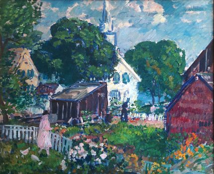 Gifford Beal, Yards in Rockport, Oil on board, Overall: 20 x 24in. (50.8 x 61cm), Collection of Art in Embassies, Washington, D.C.; Gift of the Estate of Gifford Beal, Courtesy of Kraushaar Galleries, New York, New York
