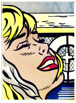 Roy Lichtenstein, Shipboard Girl, Offset lithograph, Overall: 36 3/4 × 28 3/4 × 1 1/2 in. (93.3 × 73 × 3.8 cm), Collection of Art in Embassies, Washington, D.C.; Gift of The Leo Castelli Gallery, New York, New York