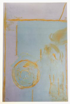 Helen Frankenthaler, Guadalupe, Mixed media on paper, 69 x 45 in. (175.3 x 114.3 cm), Courtesy of the artist, New York, New York