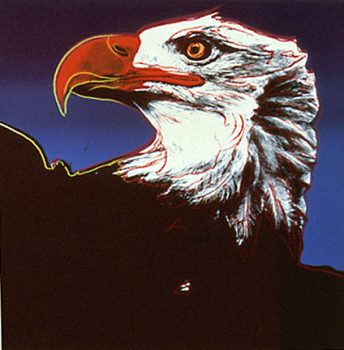 Andy Warhol, Bald Eagle, Bon á Tirer, Overall: 38 x 38 in. (96.5 x 96.5 cm), Courtesy of the Ronald Feldman Gallery, New York, New York