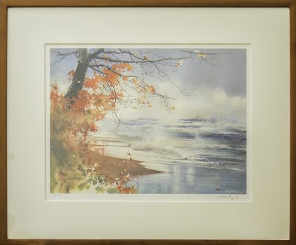 Nita Engle, Wild October, Screenprint, Overall: 20 × 23 1/2 × 1in. (50.8 × 59.7 × 2.5cm), Collection of Art in Embassies, Washington, D.C.; Gift of Robert Lewin
