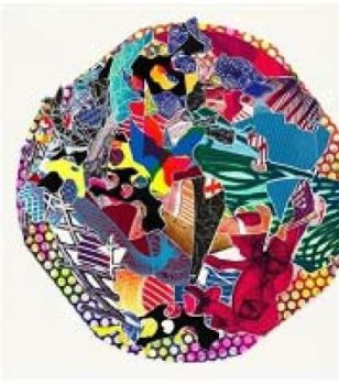 Frank Stella, Imaginary Places II Series: Fattiburg (Axsom 242), Lithograph, screenprint, etching, aquatint, relief and stamping, Overall: 37 × 37in. (94 × 94cm), Courtesy of Jordan D. Schnitzer and His Family Foundation