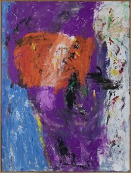 Gene Davis, Needle Park, Oil on canvas, 48 × 38in. (121.9 × 96.5cm), Gene Davis Estate Collection, courtesy of the Smithsonian American Art Musuem