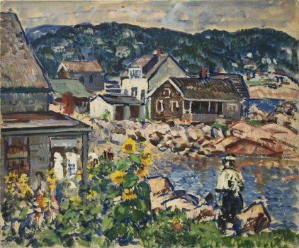 Gifford Beal, Rockport, oil on panel, Overall: 20 x 24in. (50.8 x 61cm), Collection of Art in Embassies, Washington, D.C.; Gift of the Estate of Gifford Beal, Courtesy of Kraushaar Galleries, New York, New York