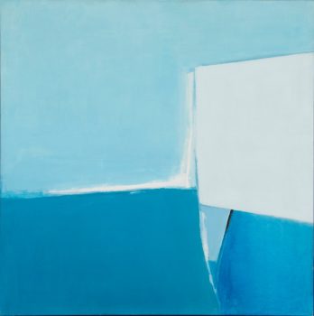 Lala Schnee, Hergada, Acrylic on canvas, Overall: 60 x 60 x 3 in. (152.4 x 152.4 x 7.6 cm), Collection of Art in Embassies, Washington, DC; Gift in memory of Lala Schnee, from her family.