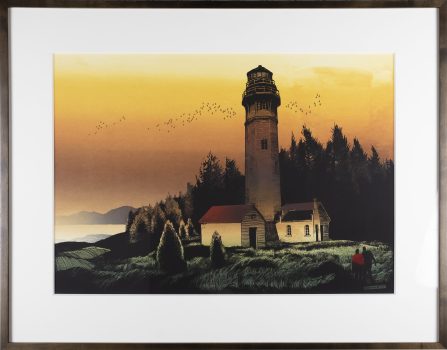 Elton Bennett, The Sea Watch, Silkscreen/serigraph (hand-pulled), Overall: 19 × 25in. (48.3 × 63.5cm), Collection of Art in Embassies, Washington, D.C.; Courtesy of Barbara Bennett Parsons, Montesano, Washington