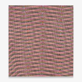 Alex Puz, Chromatic Instinct (Magenta-Yellow), Flashe vinyl acrylic on canvas, Overall: 66 × 60 × 1 1/2in. (167.6 × 152.4 × 3.8cm), Art in Embassies, U.S. Department of State, Permanent Collection