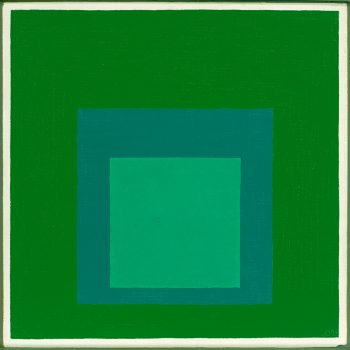 Josef Albers, Homage to the Square, Oil on Masonite, 15 7/8 x 15 7/8 in. (40.3 x 40.3 cm), Courtesy of Yale University Art Gallery, Gift of Anni Albers and the Josef Albers Foundation, Inc.