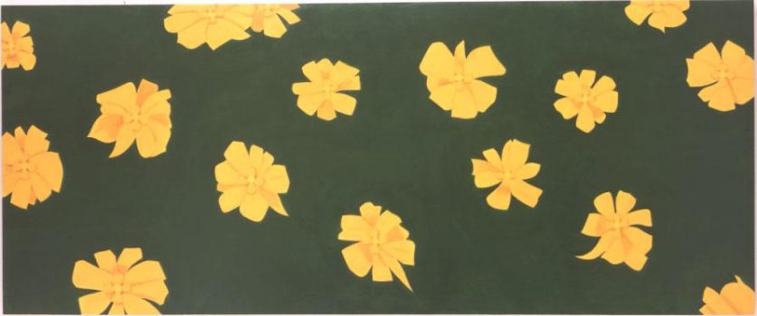 Alex Katz, Marigold, Screenprint, 24 x 58 in. (61.0 x 147.3 cm), Gift of the artist and the Foundation of Art and Preservation in Embassies, Washington, D.C.