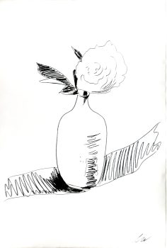 Andy Warhol, Flowers (Black and White), Screenprint on Arches, Overall: 48 x 34 1/2 x 2 in. (121.9 x 87.6 x 5.1cm), Collection of Art in Embassies, Washington, D.C.; Courtesy of the Foundation for Art and Preservation in Embassies, Washington, D.C.